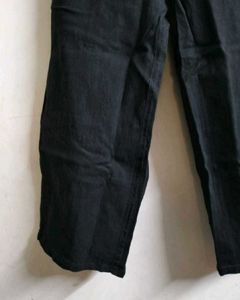 Wide Leg Black Jeans