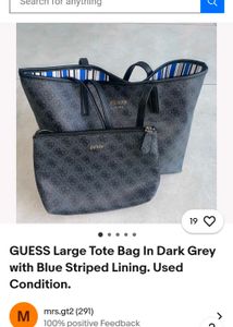 Guess Tote Bag &amp; Pouch Set