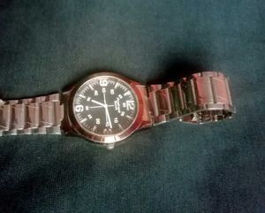 Classic Silver-Tone Wristwatch