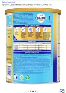 Aptamil Gold Stage 1 Formula