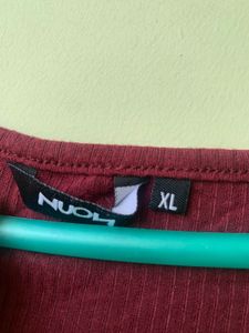 Soft Burgundy Crop Top