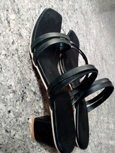 Black Strappy Sandals