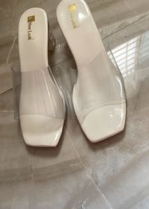 Stylish Clear Strap Flats