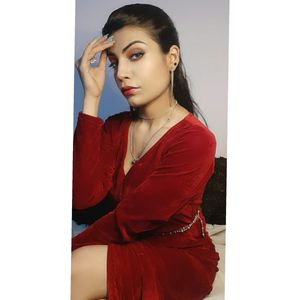 Burgundy Velvet Dress