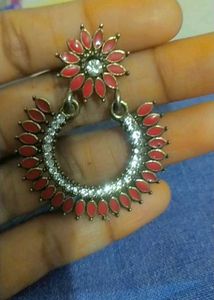 red earrings