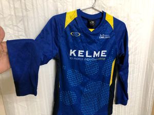 Kelme Long Sleeve Blue T shirt