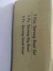 7 Peice Serving Bowl Set