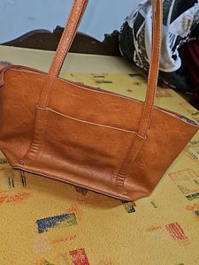 Brick Colour Handbag