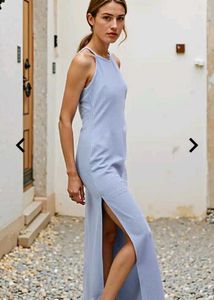 Elegant Lavender Maxi Dress