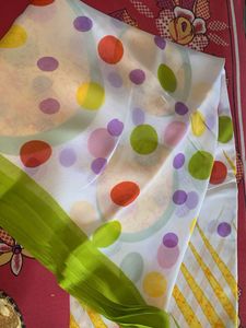 Colorful Polka Dot saree