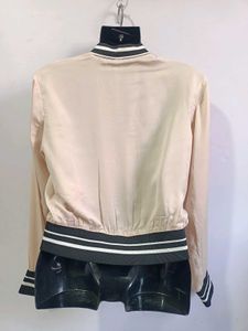 Bershka Pink Bomber Jacket Made In Morocco Sz-M
