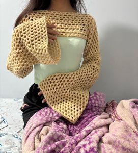 Mermaid Sleeved Bolero Shrug (Crochet)🌷🧜‍♀️