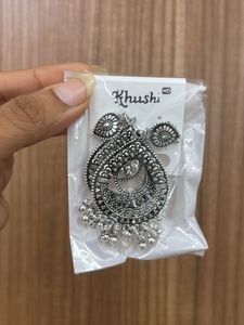 Silver Tone Drop Earrings