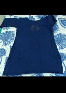 Navy Blue Kurti