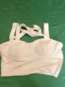 White Bustier Crop Top
