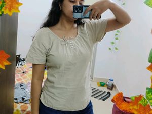 Beige Top