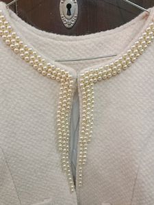 Stylish Pearl Warm Short Coat/Jacket