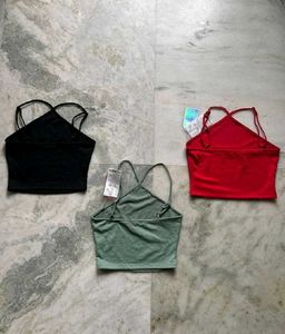 Cute Cropped Tank Top Set of 3