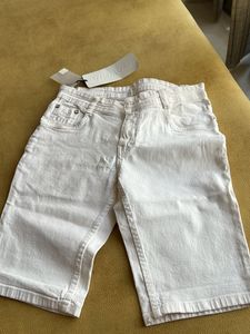 Pure White Shorts