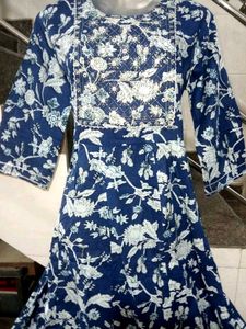 (Fresh Piece)Floral Print Kurta