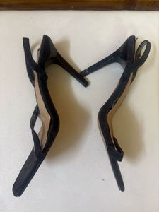 Black Heeled Sandals