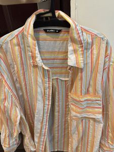 Striped Button-Down Shirt