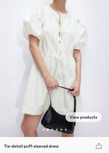 H&amp;M Tie Detail Dress