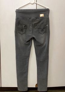 Grey Denim Jeggings