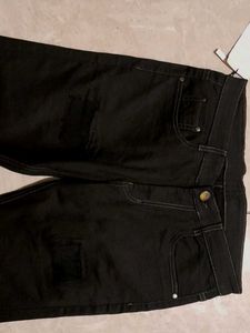 V. Gold Black Jeans For Men