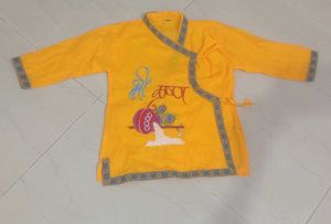 Krishna Dress With Crown For Babies