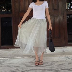 Korean Fairycore Pinterest Skirt