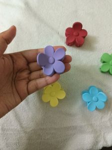 Korean Flower Clutchers/Hair Claws Combo