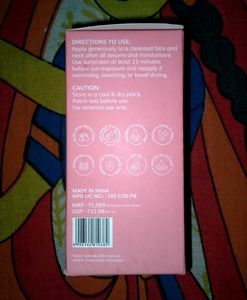Clay co Sunglaze water gel sunscreen
