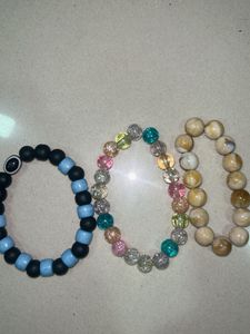 Beaded Bracelet Set - 3 Unique Styles