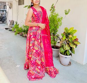 Pink festive vibes dress