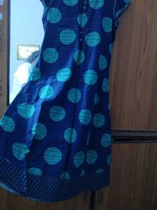 Blue Polka Dot Dress