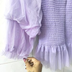 Beautiful Lavender Smoky Top