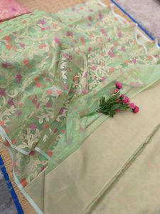 Floral Organza Saree