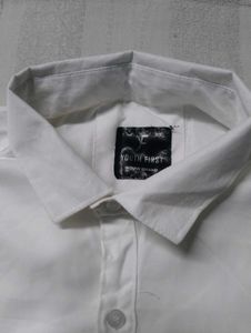 Men's White Casual Shirt