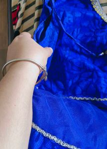 Elegant Blue Party Anarkali Suit