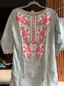 Elegant Embroidered Kurta Set