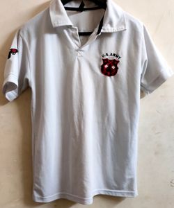 White T Shirt For Men , Size Xl , No Flaws,Good Co