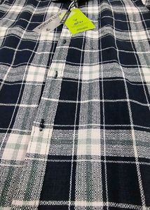 US Imported Rare Textured Plaid Flannel Shirt