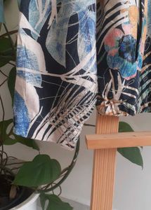 ZARA linen bomber jacket