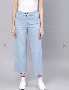 Straight Fit High Waist Jeans