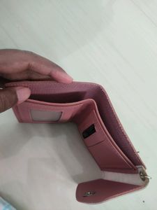 Pink Fold Purse