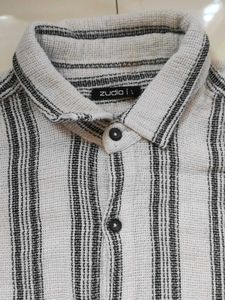 Zudio Striped Button-Down Shirt