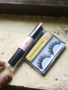 False Eyelashes &amp; 2-in-1 Foundation