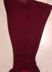 dark maroon Maxi Dress