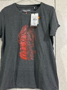 Grey Printed Tshirt